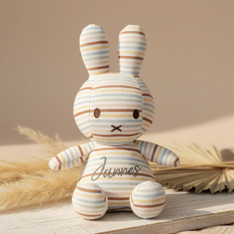 Kuscheltier Hase Vintage Sunny Stripes 25 cm  x Miffy