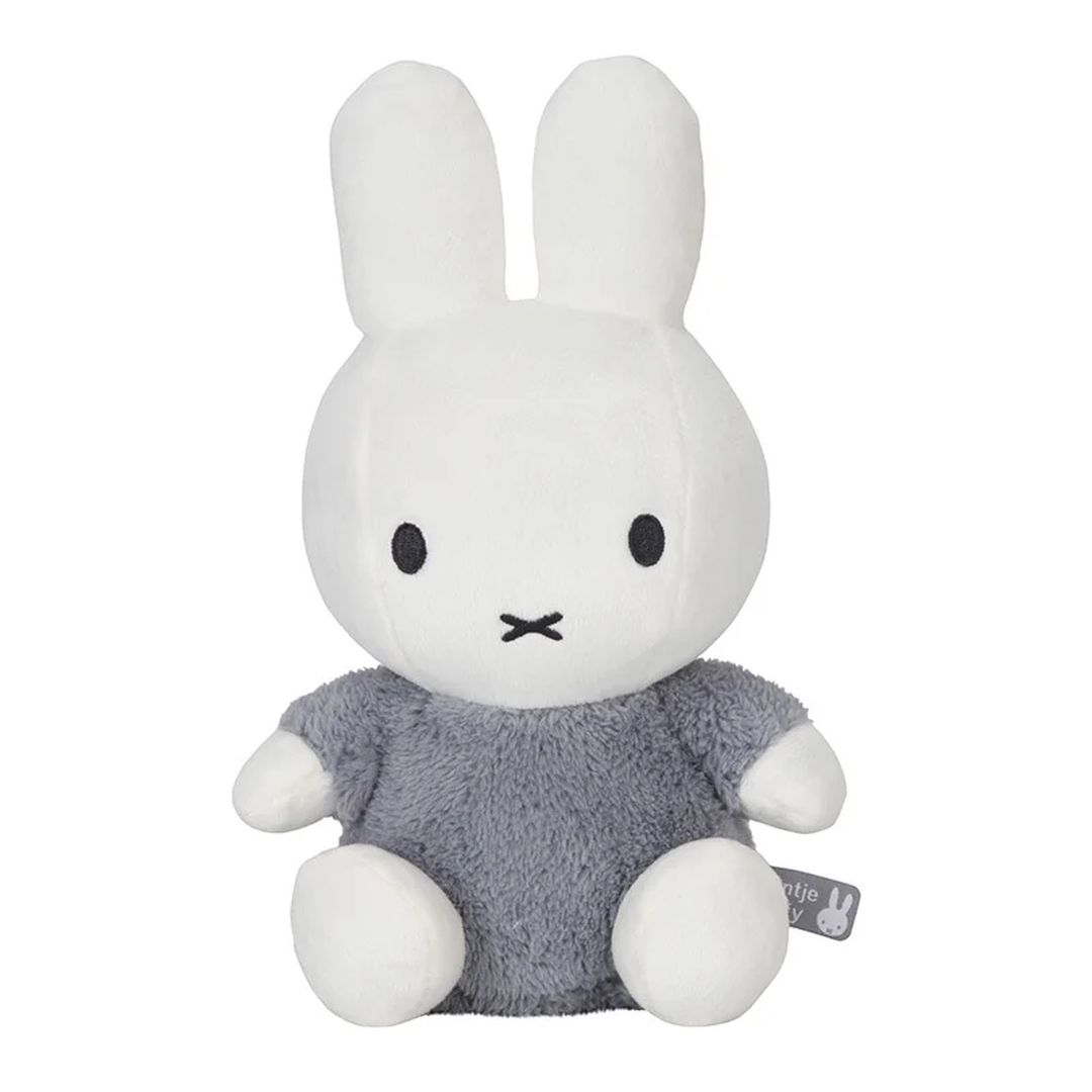 Fluffy blue bunny cuddly toy, 25 cm | Miffy x Tiamo