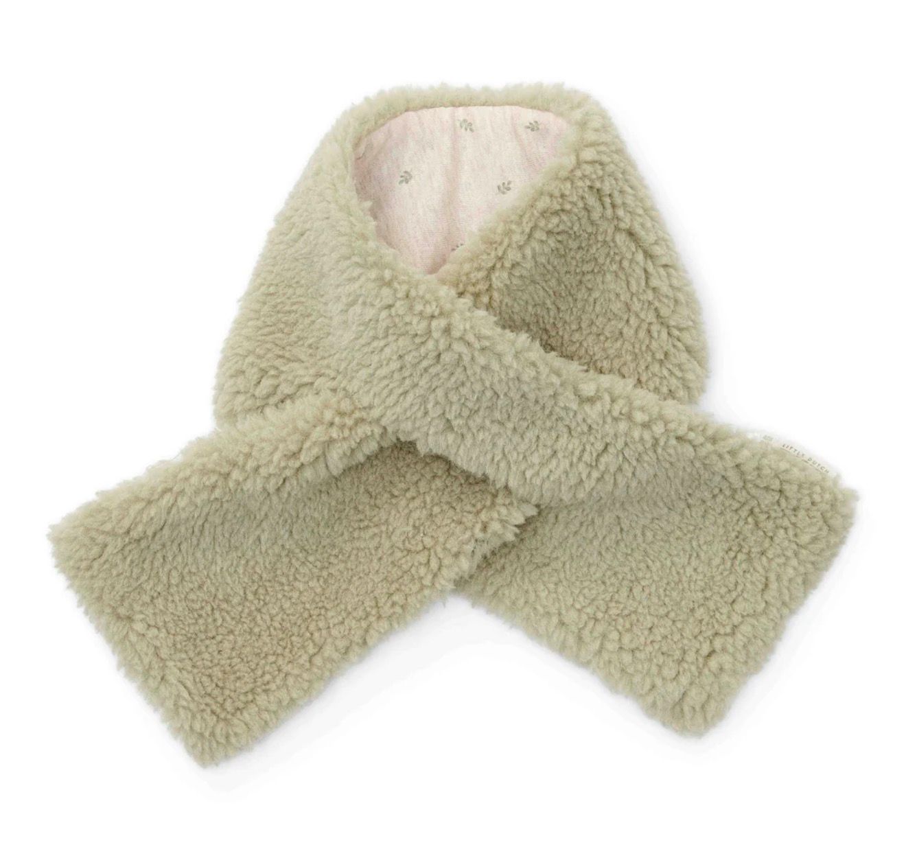 Teddy Scarf Soft Green - One Size - Newborn Winter Teddy | Little Dutch