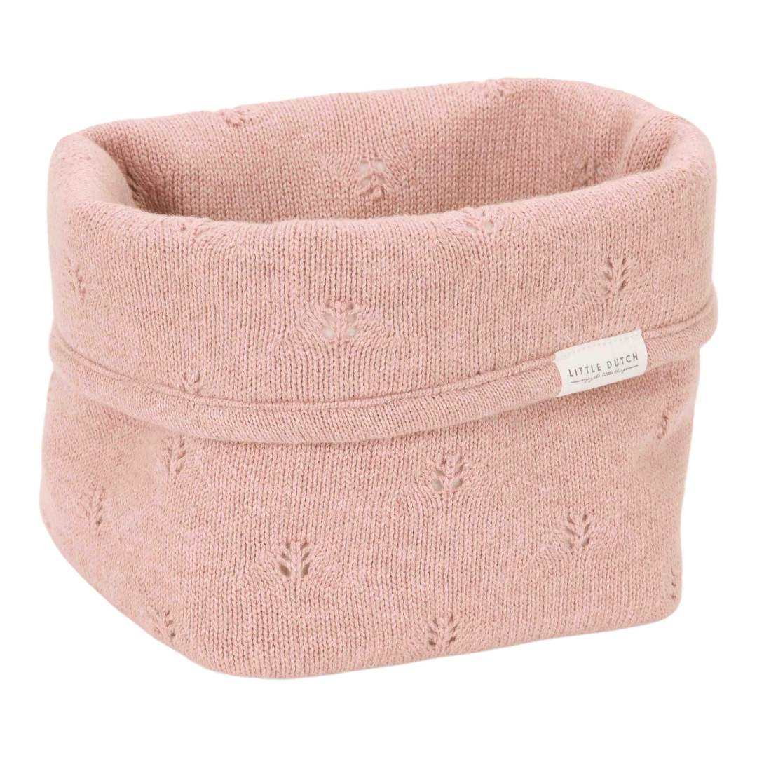 Klein geborduurd voedingsmandje - Pure Blossom | Little Dutch