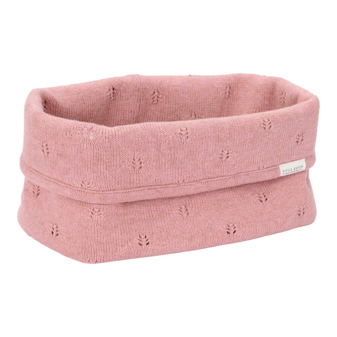 Grote geborduurde voedingsmand - Pure Pink Blush | Little Dutch