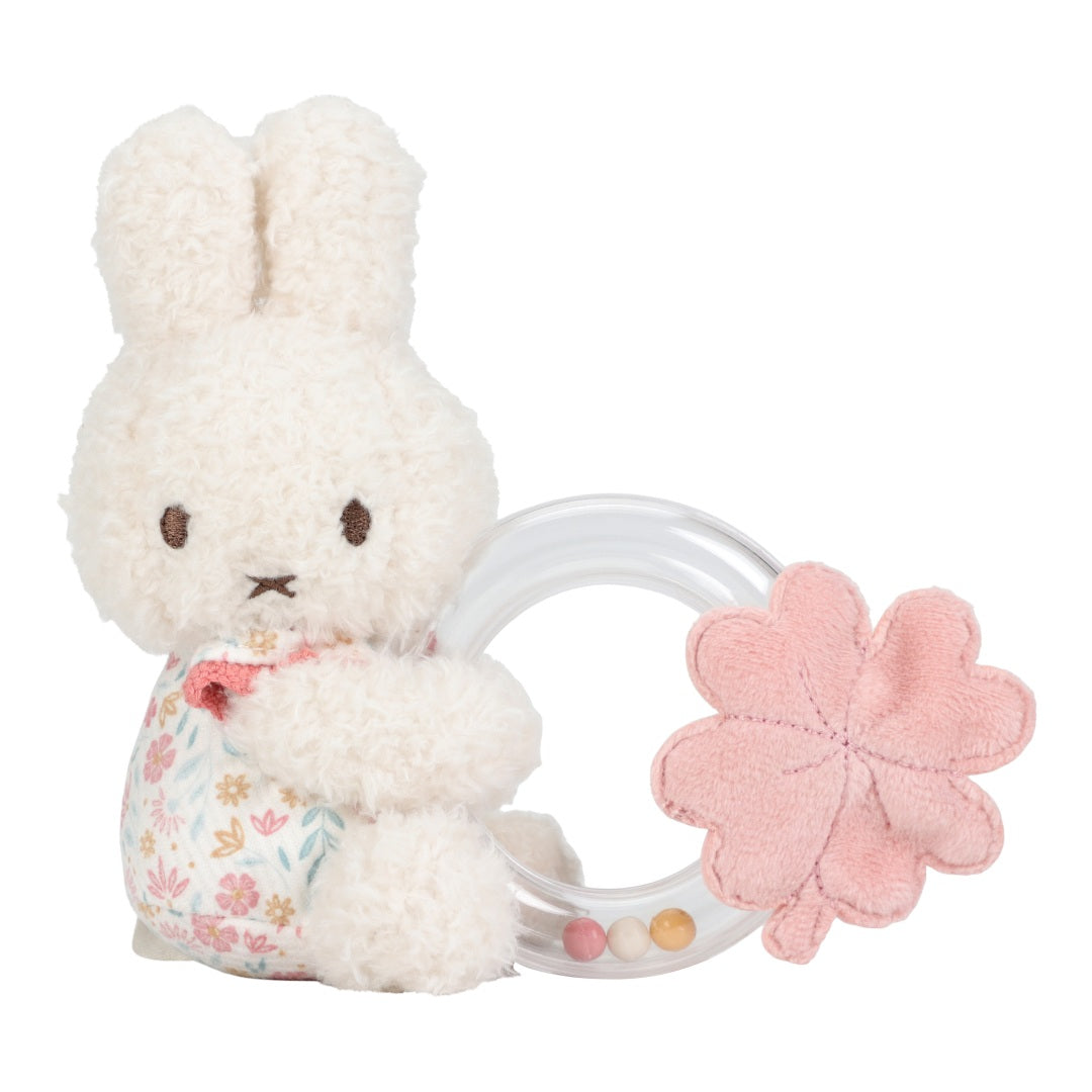 Ring rattle rabbit Lucky Blossom | Little Dutch x Miffy