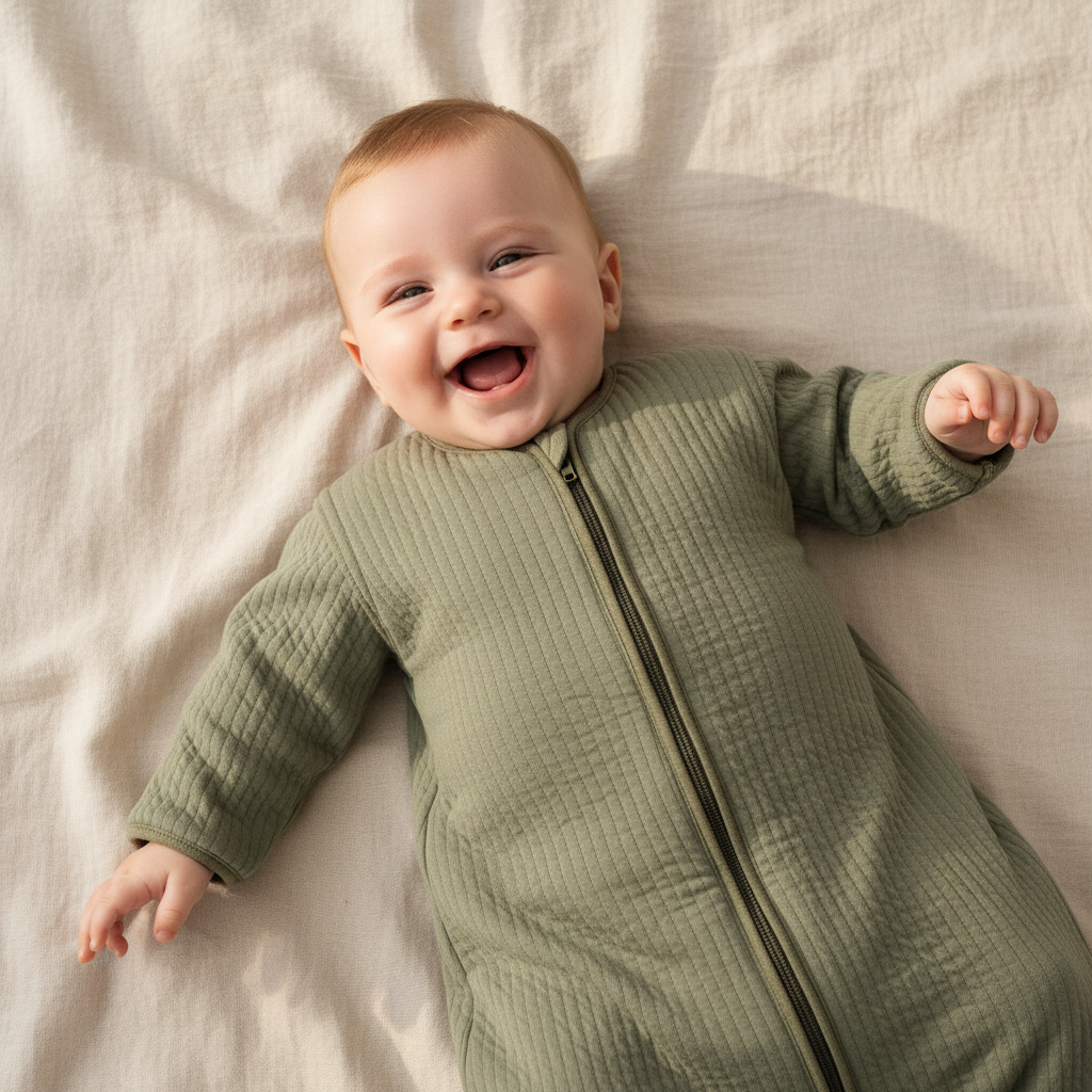 Schlafsack Winter 110 cm - Pure Olive | Little Dutch