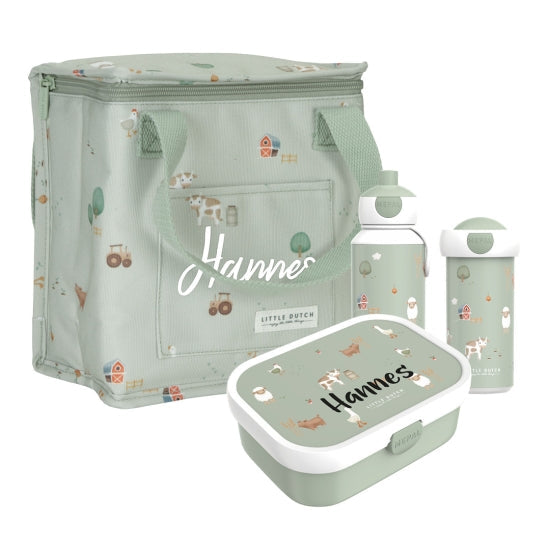 Pausen-Set L, Little Farm | Little Dutch x Mepal