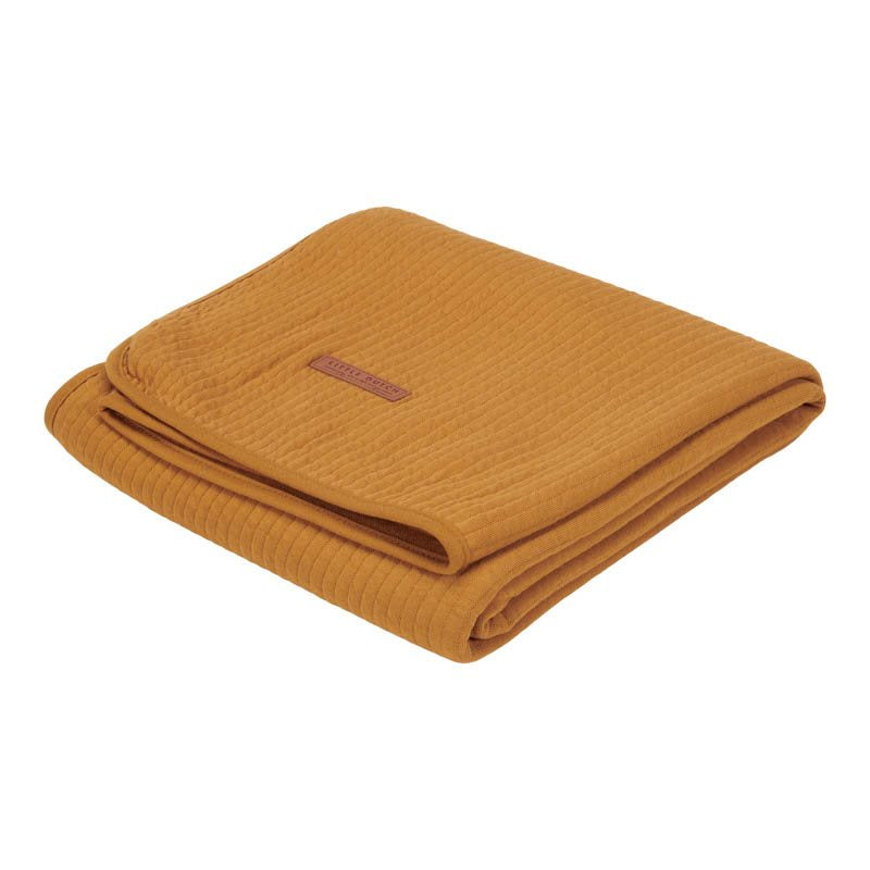 Sommerdecke Wiege Pure ocker Spice | Little Dutch