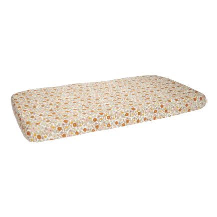 Spannbettlaken Wiege Vintage Little Flowers 40 x 80 cm, mehrfarbig | Little Dutch