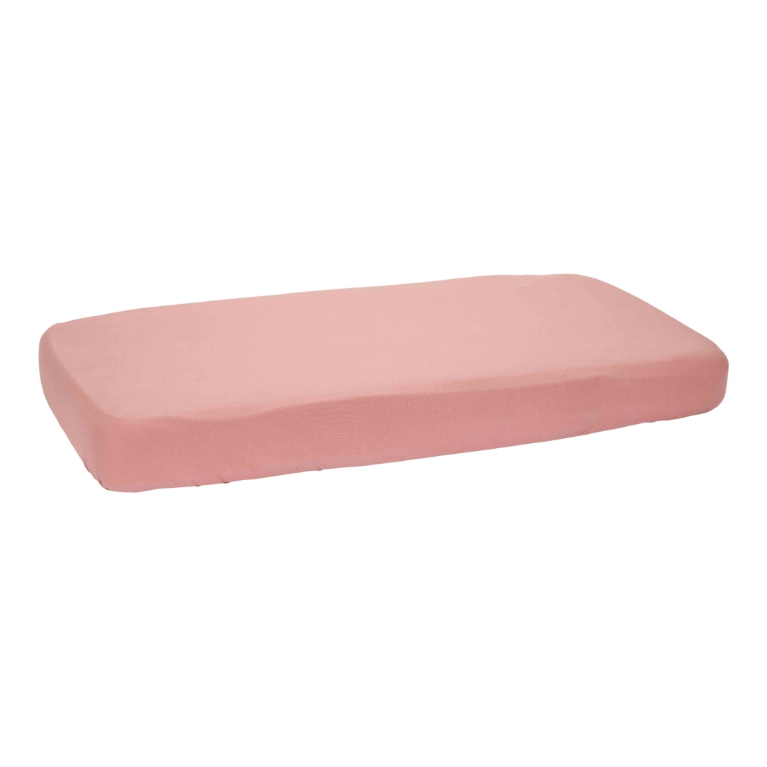 Spannbettlaken Einzelbett Pure Pink Blush 90 x 200 cm | Little Dutch
