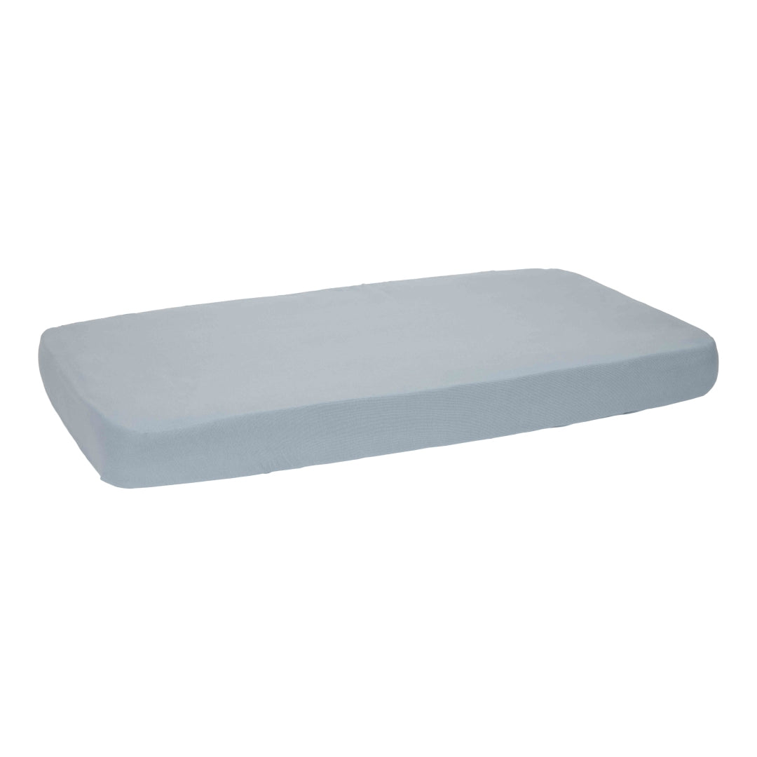 Spannbettlaken Kinderbett Pure Denim Blue 60 x 120 cm | Little Dutch