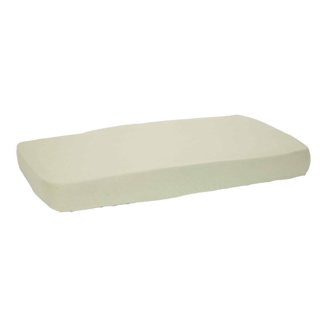 Spannbettlaken Wiege Pure Sage 40 x 80 cm | Little Dutch