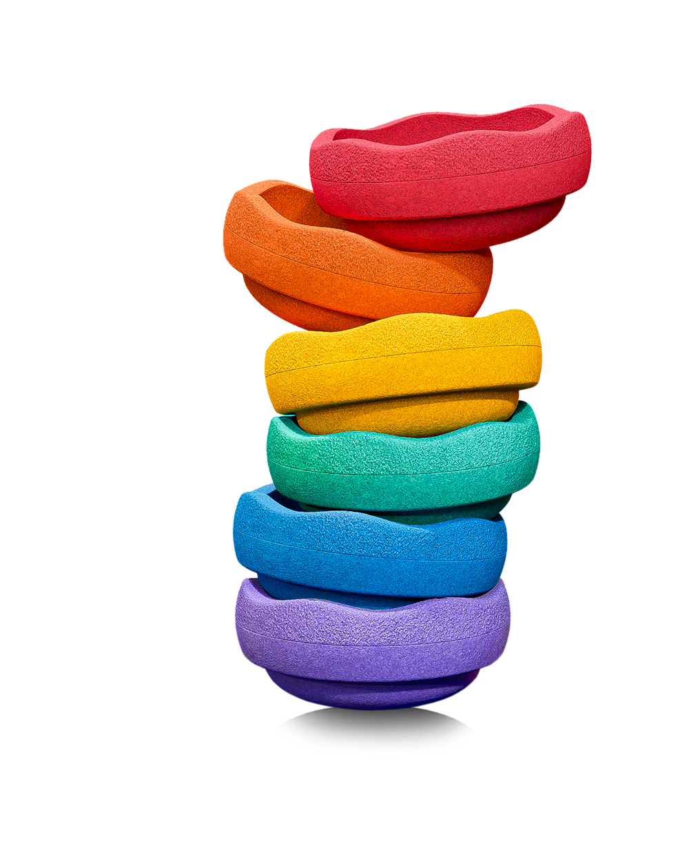 Stapelstein Original 6er Set rainbow classic | Stapelstein