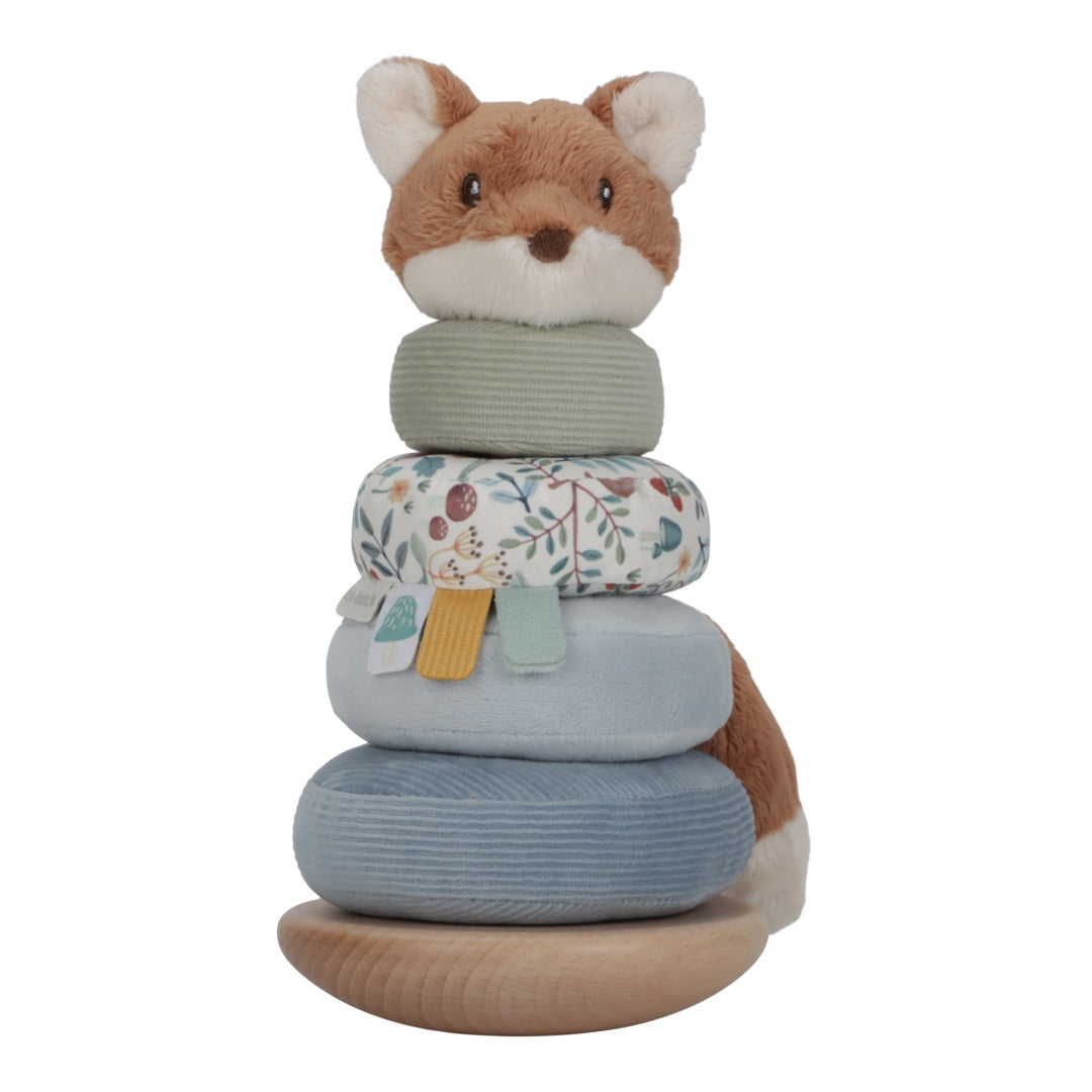 Stapelturm mit Ringen Forest Friends | Little Dutch