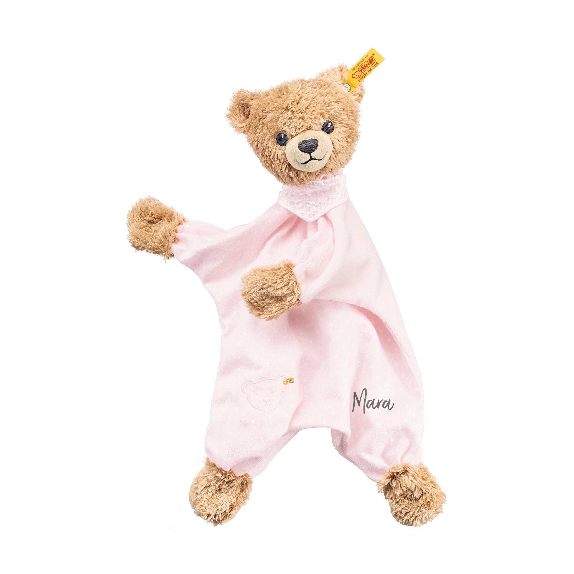 Schnuffeltuch Schlaf-Gut-Bär 30 cm, rosa | Steiff