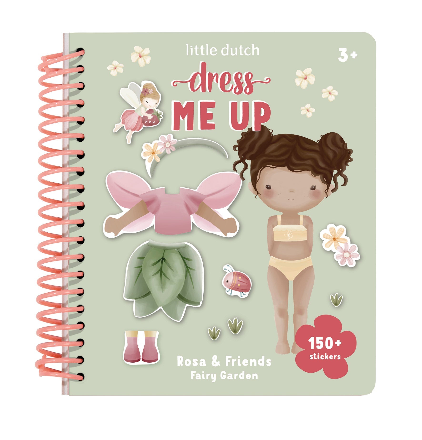Stickerboek Dress Me Up - Fairy Garden | Little Dutch