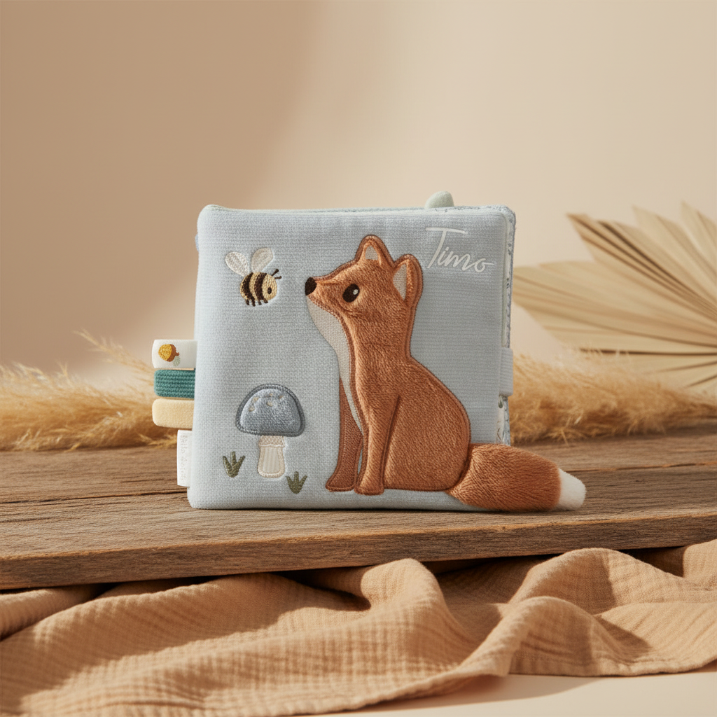 Stoffbuch mit Aktivitäten Forest Friends | Little Dutch