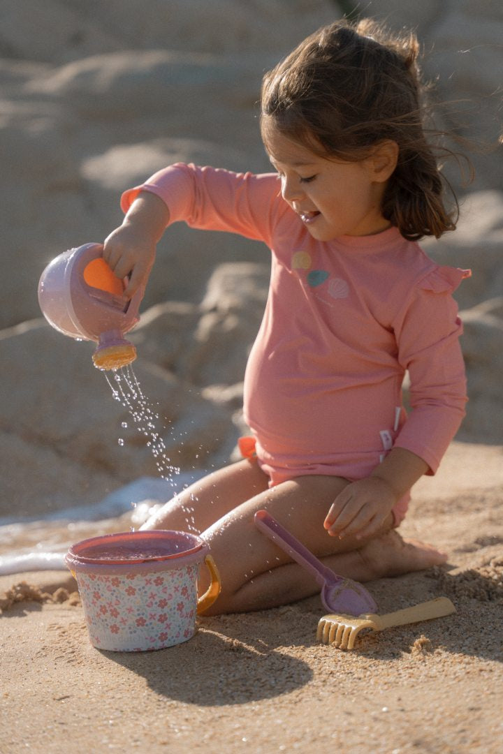 Strandset 5-teilig Pink Flowers | Little Dutch