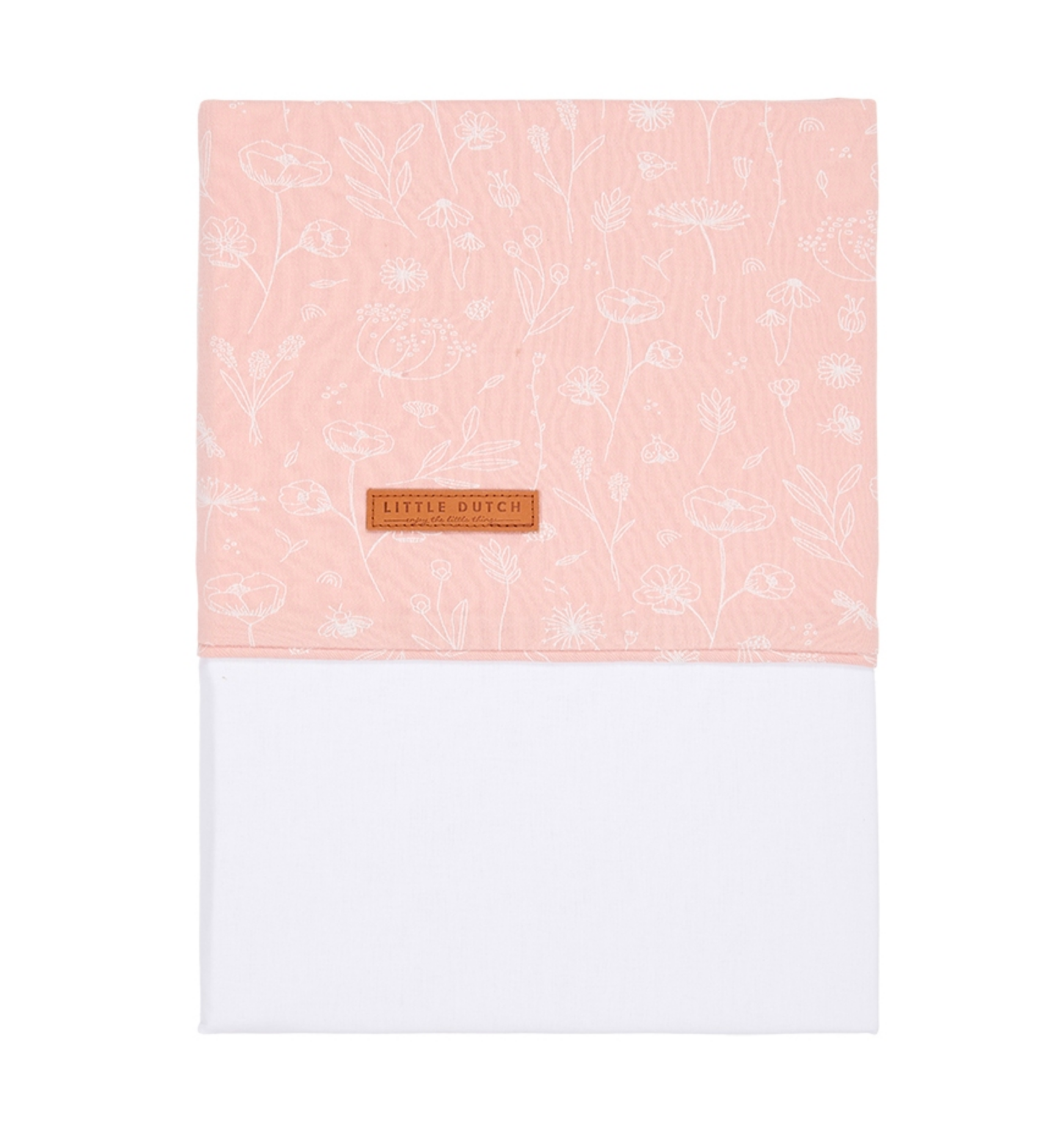 Wieglakentje Wild Flowers, roze | Little Dutch