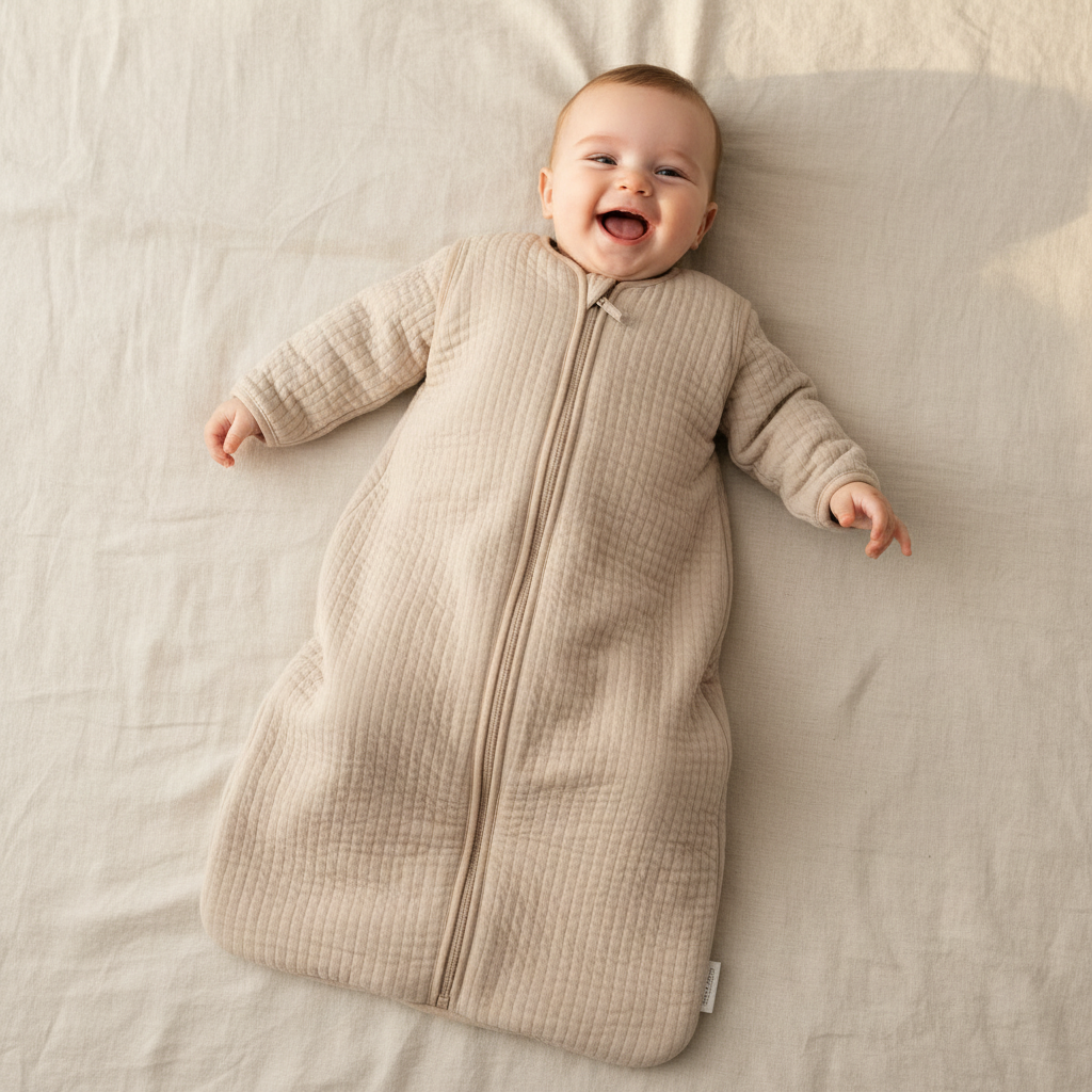 Schlafsack Winter 90 cm Pure Beige | Little Dutch