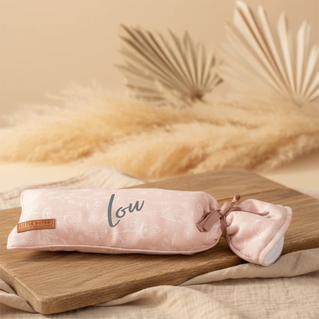 Hot Water Bottle Cover Wild Flowers Pink | Little Dutch