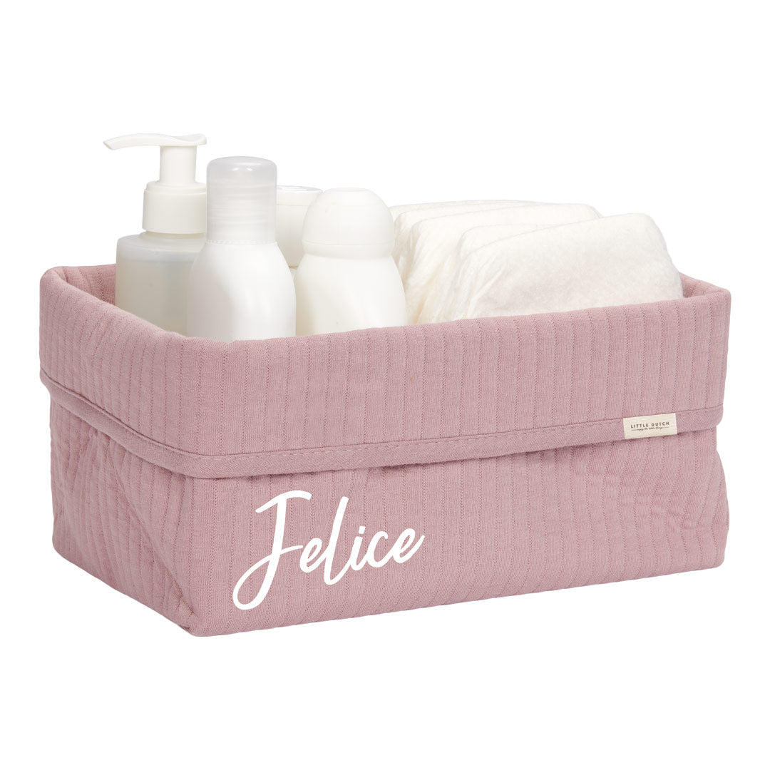 Pflegekörbchen Pure Mauve, groß | Little Dutch