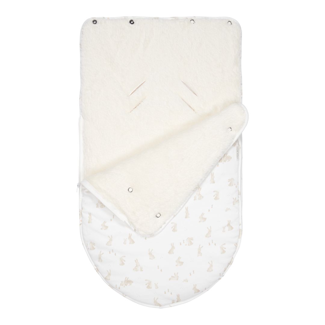 Babyschalen-Fußsack 0+ Baby Bunny | Little Dutch