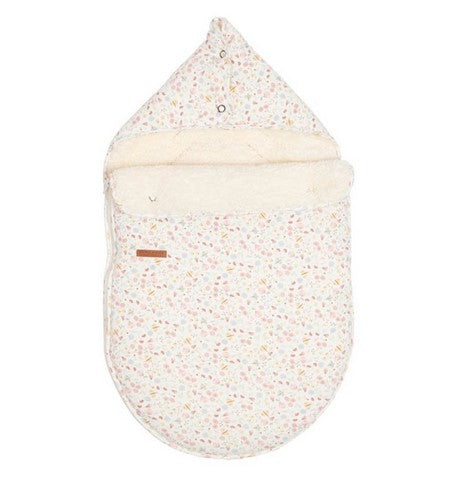 Babyschalen-Fußsack 0+ Flowers & Butterflies | Little Dutch
