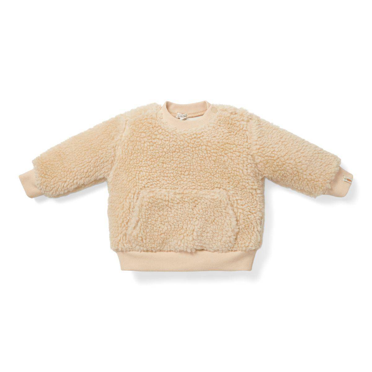 Teddy-Pullover, Sand | Little Dutch