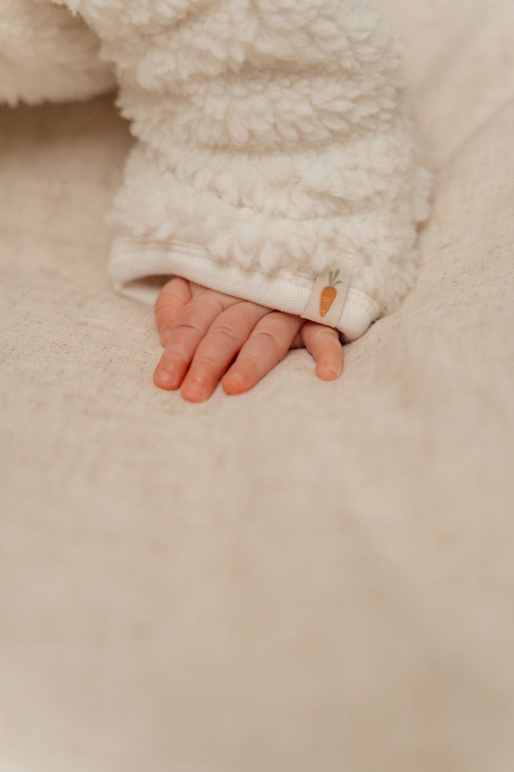 Teddy romper Baby Bunny, Off White | Little Dutch