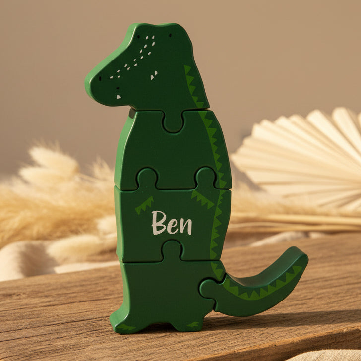 Puzzle-Figur Holz - Herr Krokodil | Trixie