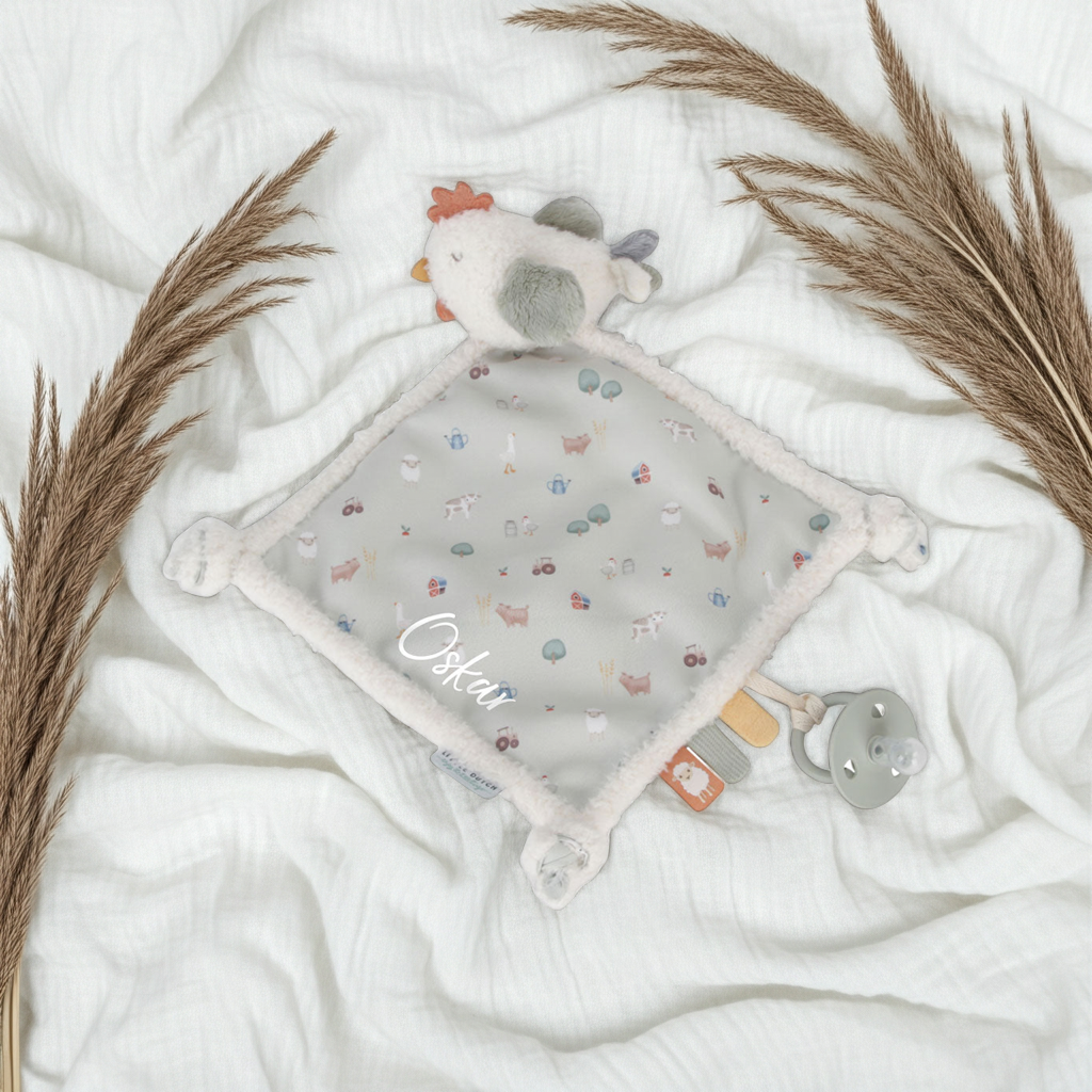 Schnuffeltuch Huhn Little Farm | Little Dutch