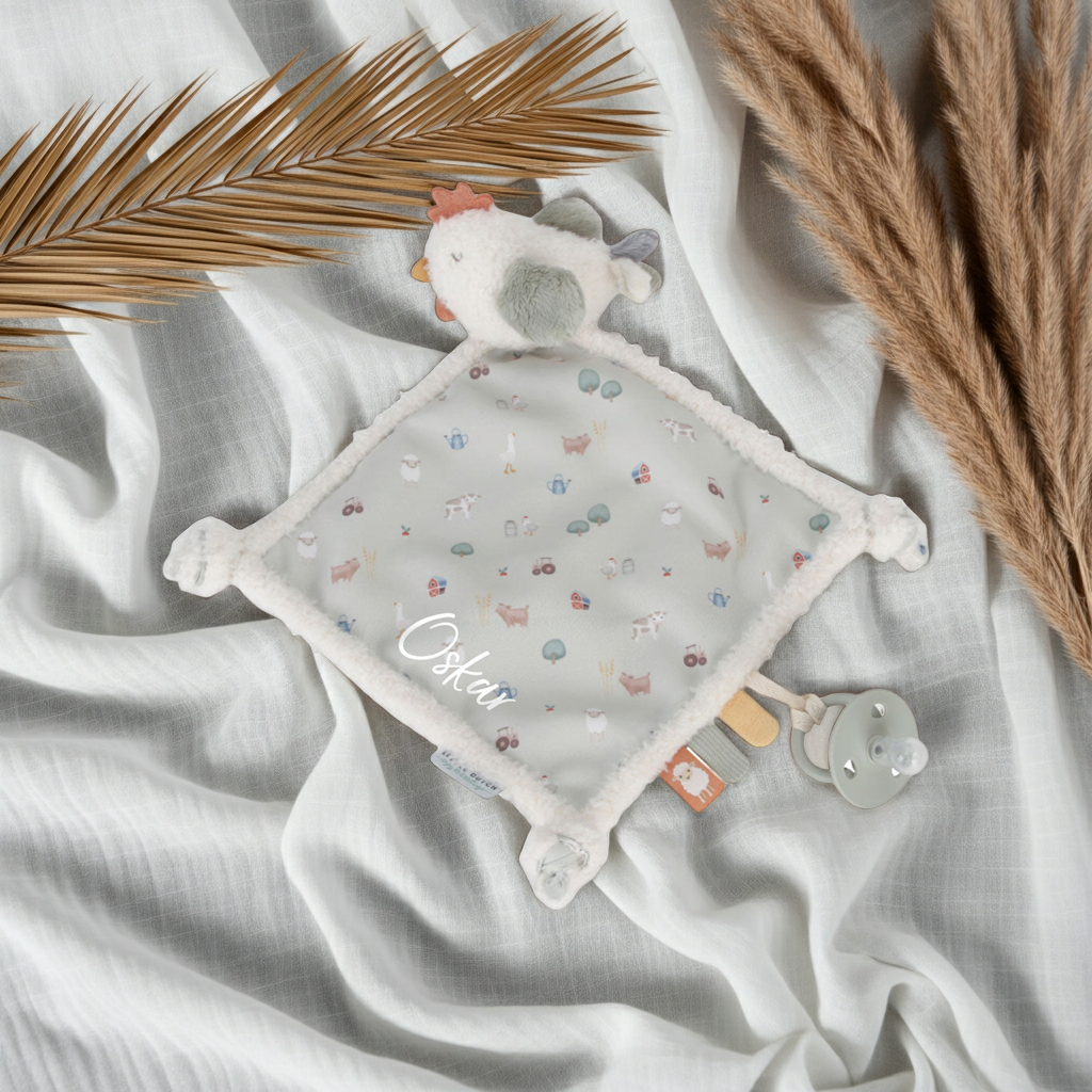 Schnuffeltuch Huhn Little Farm | Little Dutch