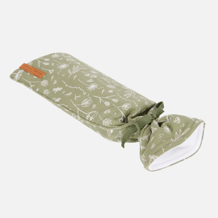 Wärmflaschen-Bezug Wild Flowers Olive | Little Dutch