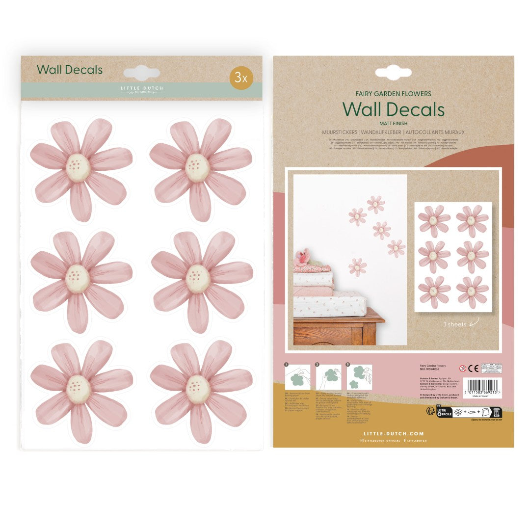 Wall sticker Fairy Garden Flowers | Little Dutch