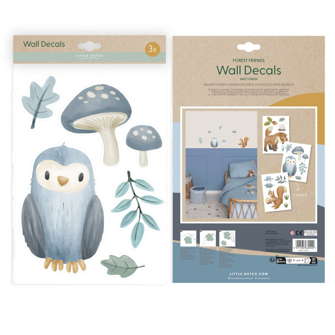 Wall sticker Forest Friends | Little Dutch