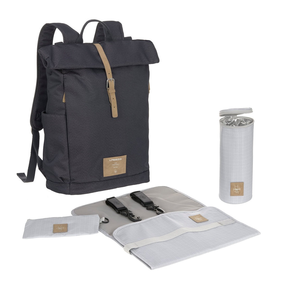 Wickelrucksack - Rolltop Backpack, Denim Blue (Limited Edition) | Lässig