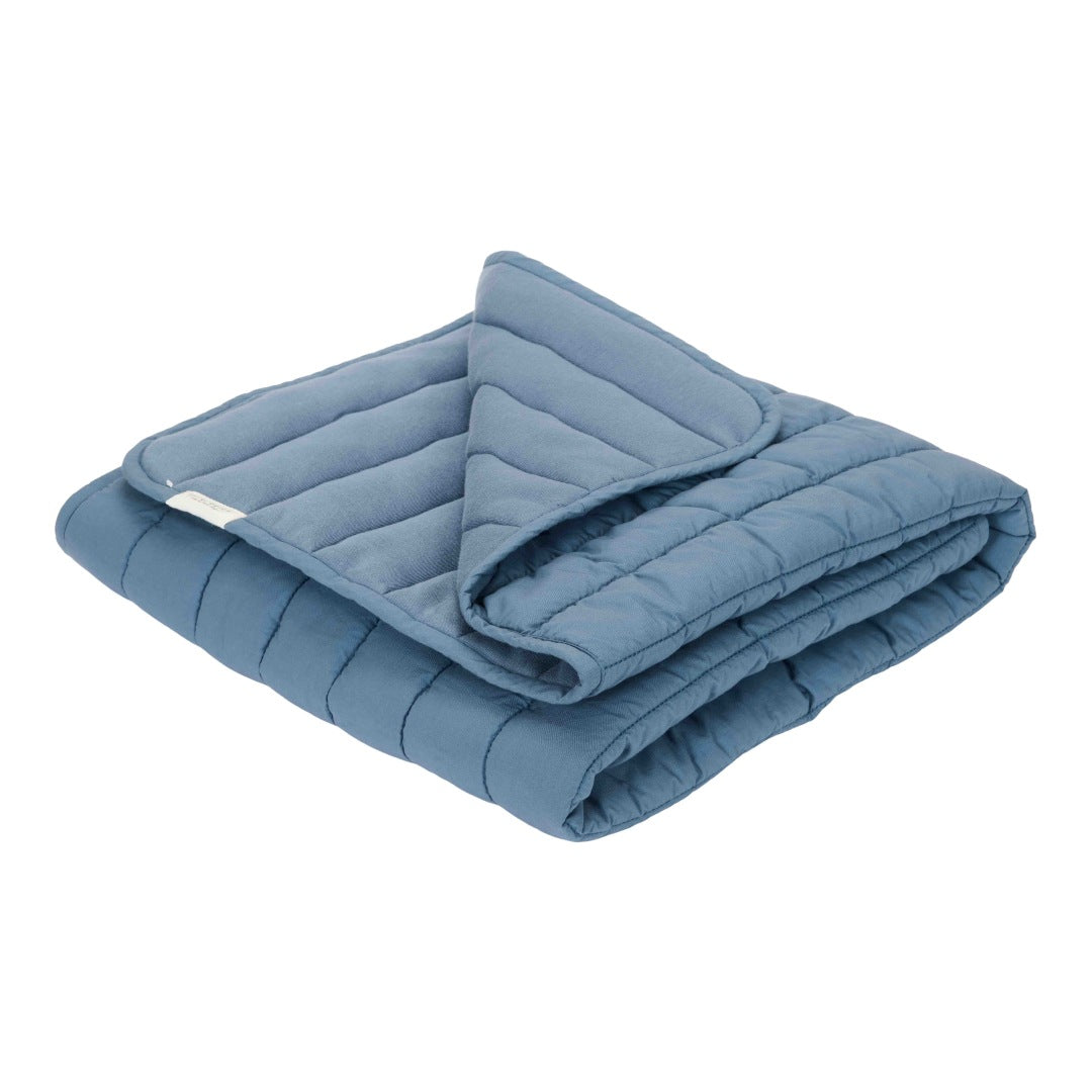 Wiege Tagesdecke Dark Blue | Little Dutch