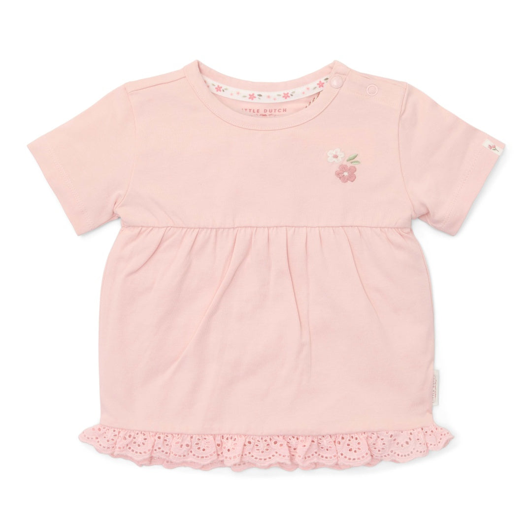 Rosa Baby T-Shirt für Mädchen – süßes Outfit als Geschenk zur Geburt oder Taufe