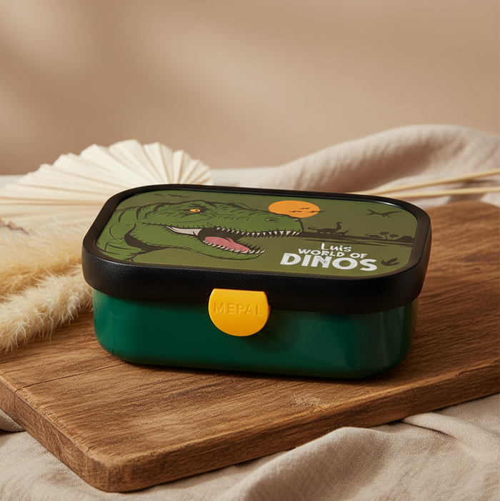 Personalisierte Mepal Brotdose Dinosaurier