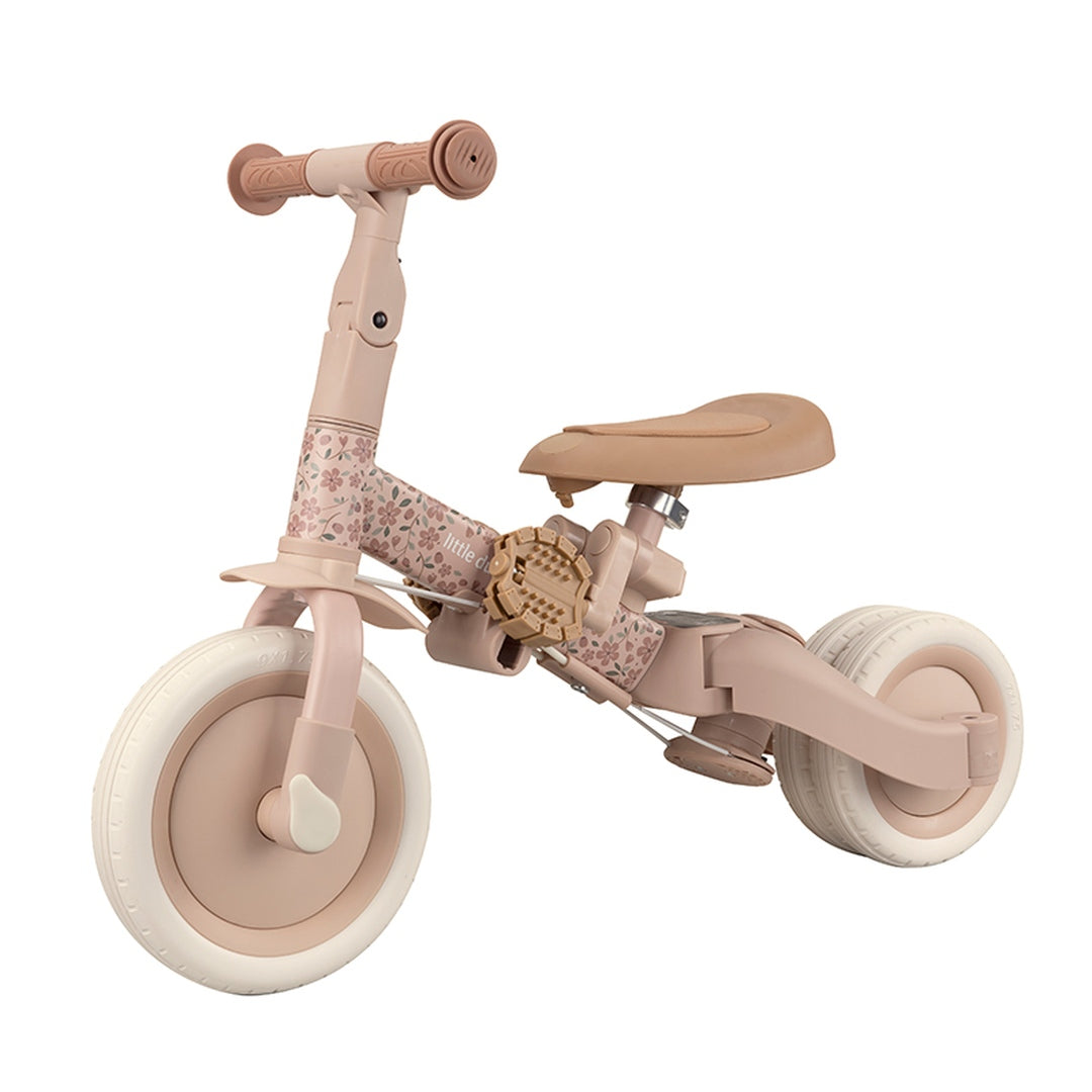 Tricycle 4-in-1 Fairy Floral, Pink | Little Dutch