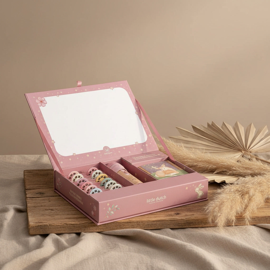 Geschichten Projektor Taschenlampe für Kinder in rosa Geschenkbox