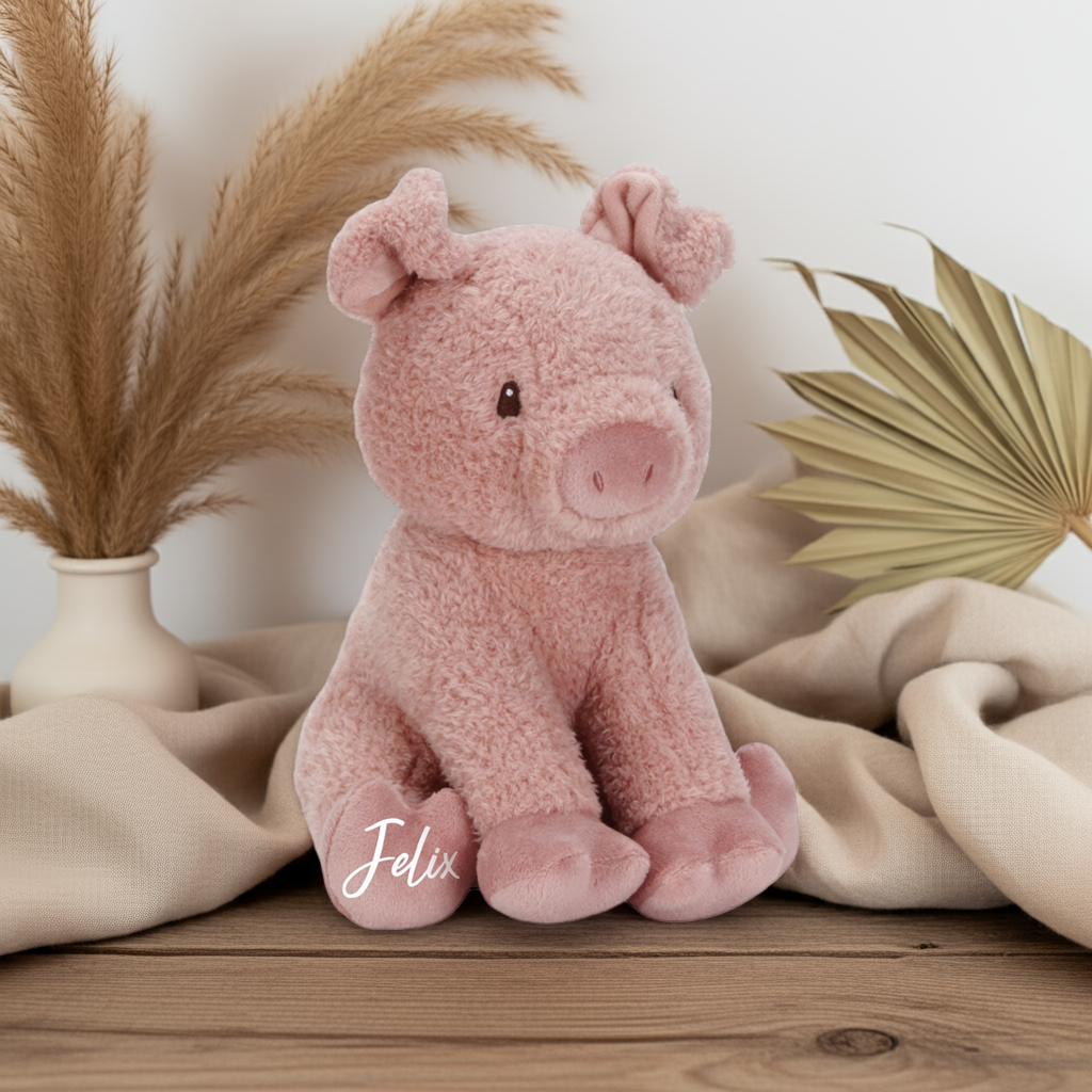 TOP AANBIEDING - 25 cm Geluksvarken Knuffel van Little Farm | Little Dutch