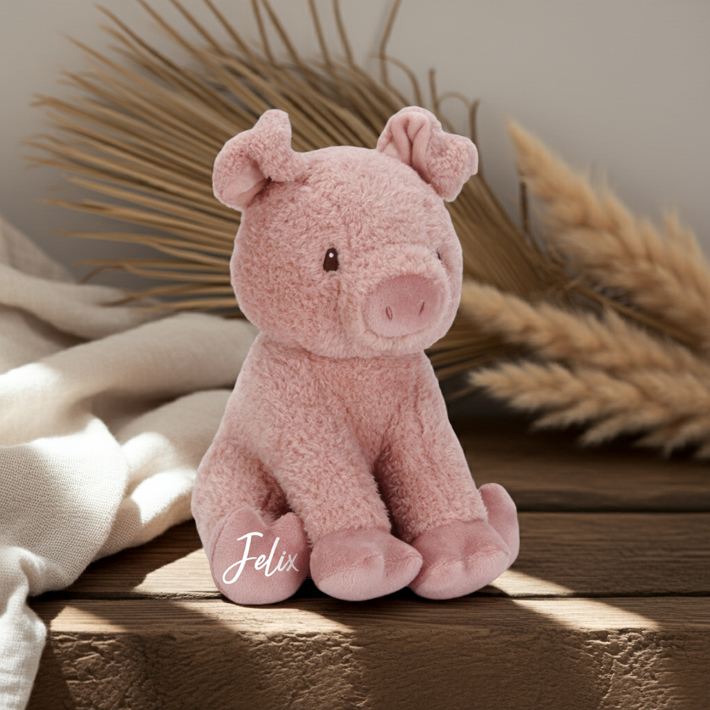 TOP AANBIEDING - 25 cm Geluksvarken Knuffel van Little Farm | Little Dutch