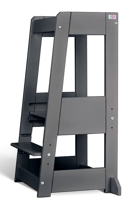 Felix Leertoren - Leertoren van natuurlijk grijs hout | tiSsi® van Schmatzepuffer® "aanpasbaar"