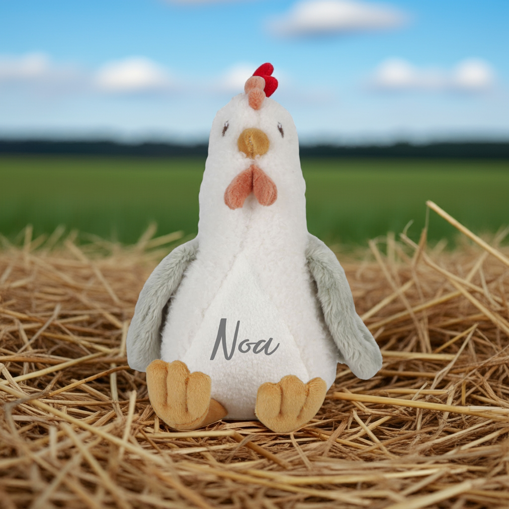 Kuscheltier Huhn Little Farm 17 cm | Little Dutch