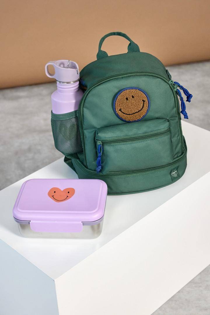 Kindergartenrucksack Mini - Little Gang, Dunkelgrün | Lässig