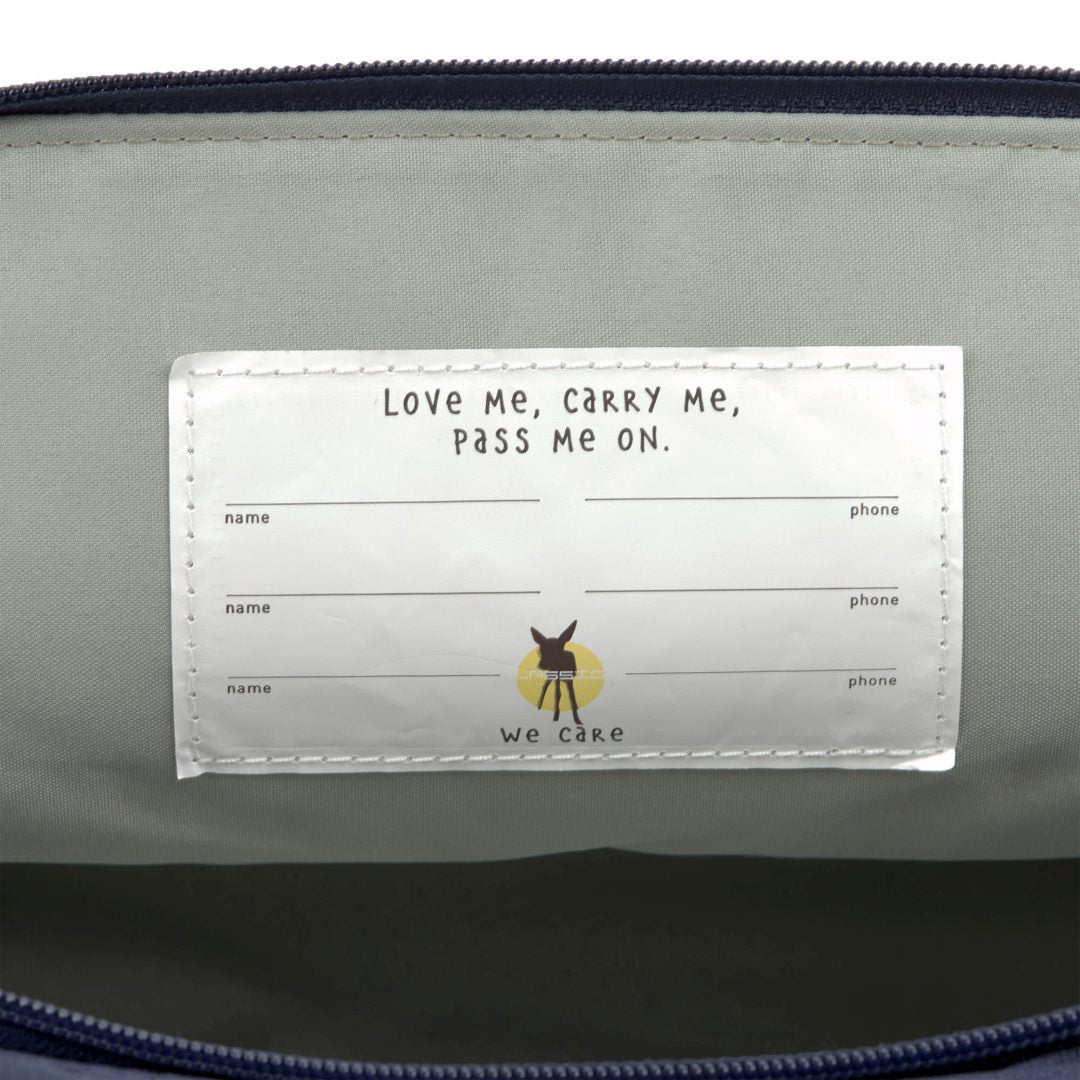 Kinderrucksack Rolltop - Little Gang, Dunkelblau | Lässig