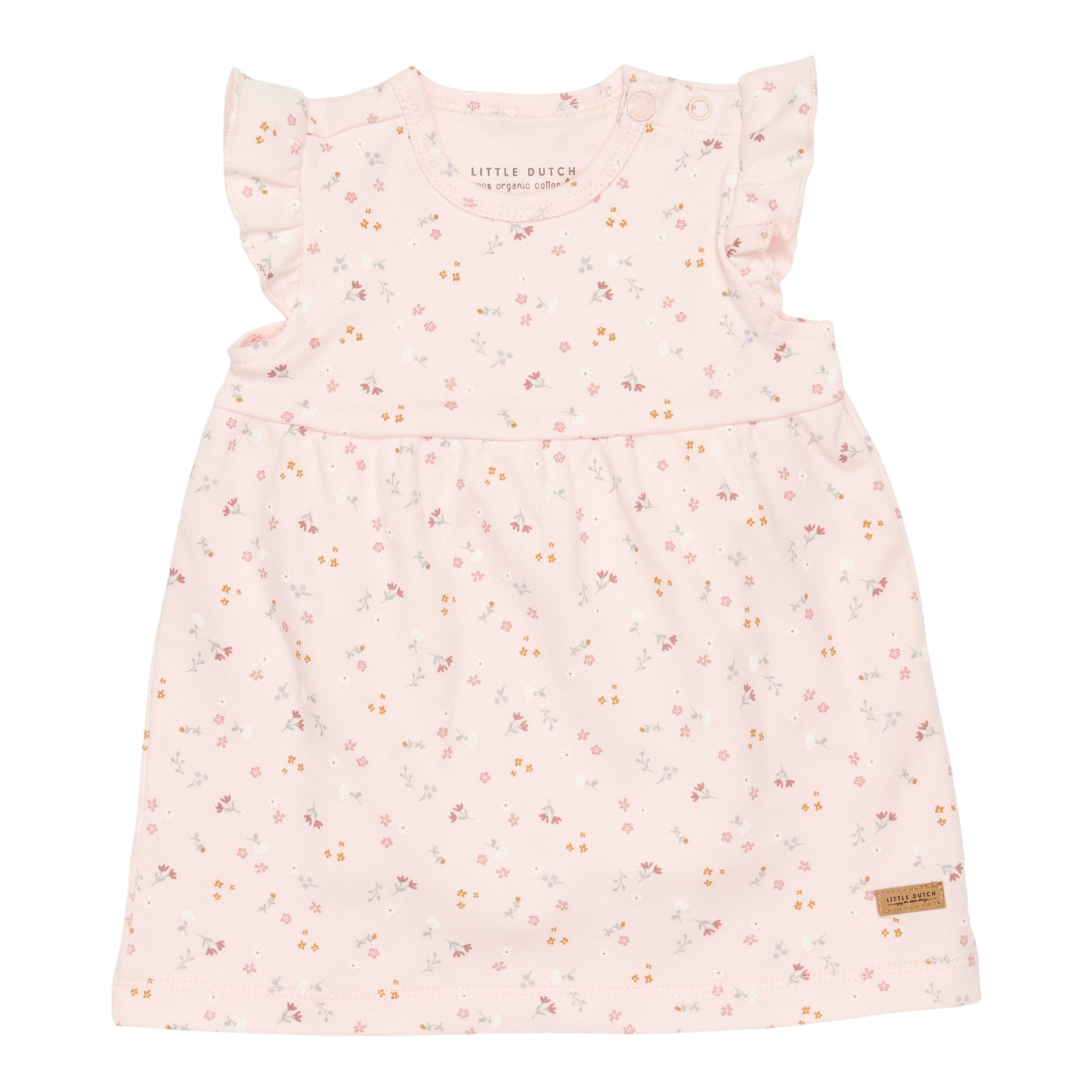 Ärmelloses Kleid Little Pink Flowers | Little Dutch