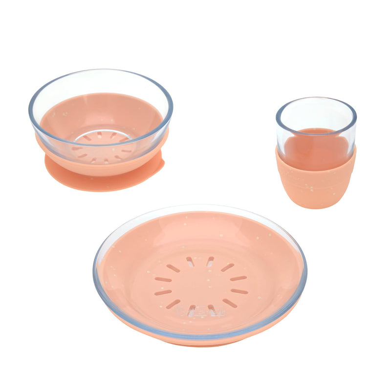 Children's tableware set glass, orange | Lässig