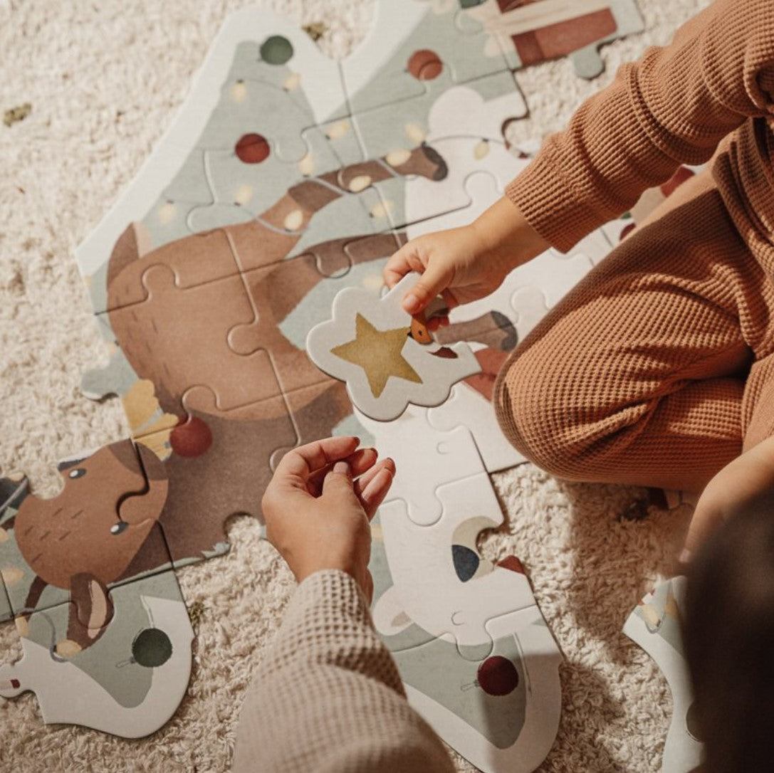 Weihnachtspuzzle XL | Little Dutch