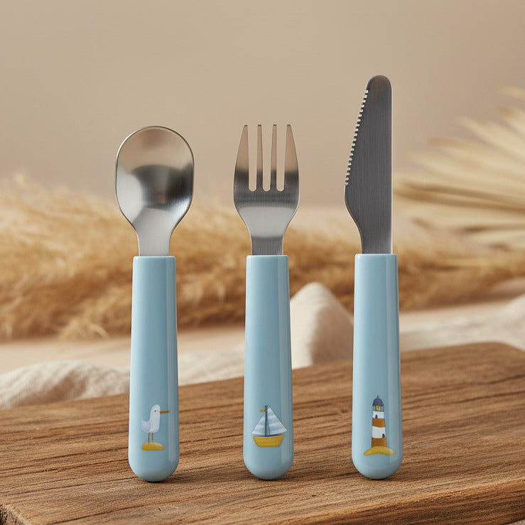 Kinder-Besteckset Mio Sailors Bay | Little Dutch x Mepal