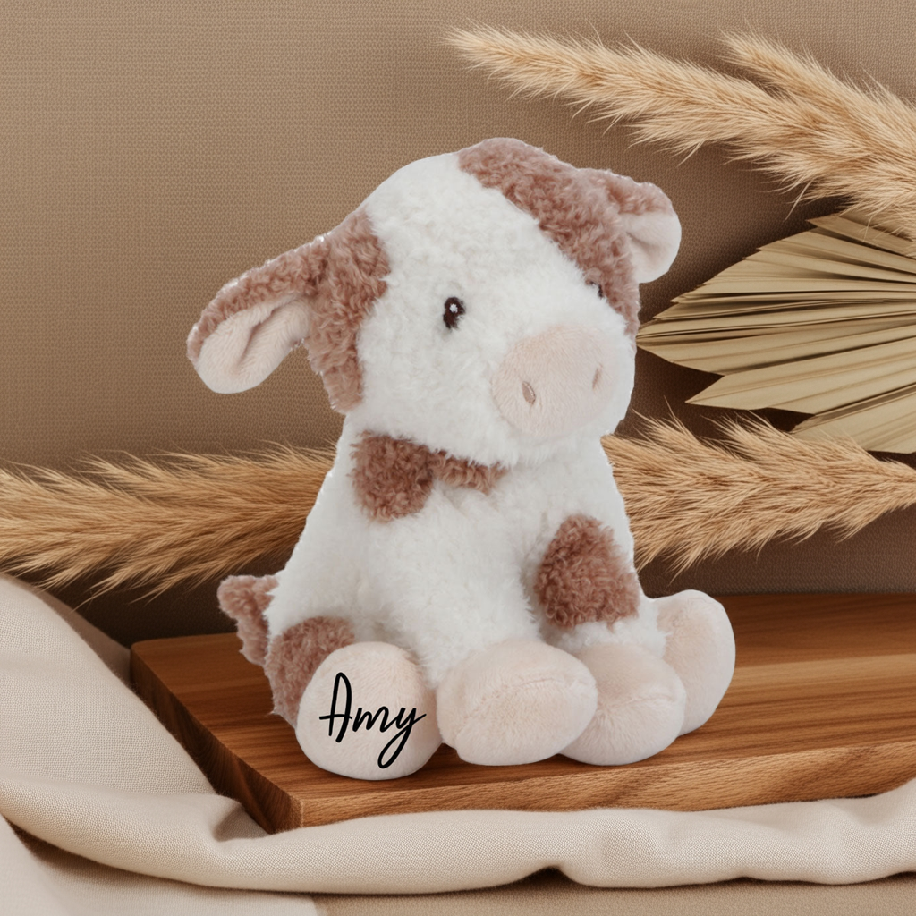 Knuffelkoe 17 cm Little Farm | Little Dutch